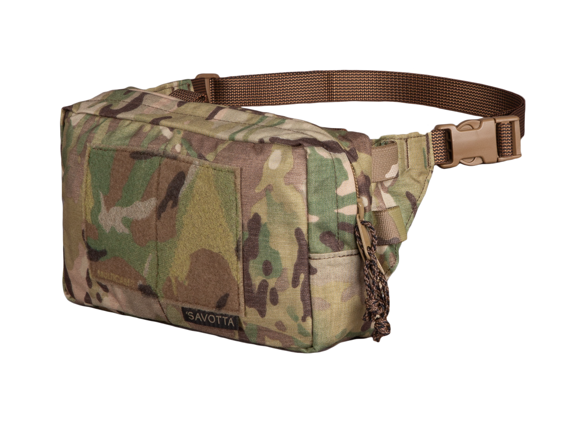 Savotta Suur-Kukkaro hip pack in Multicam variant