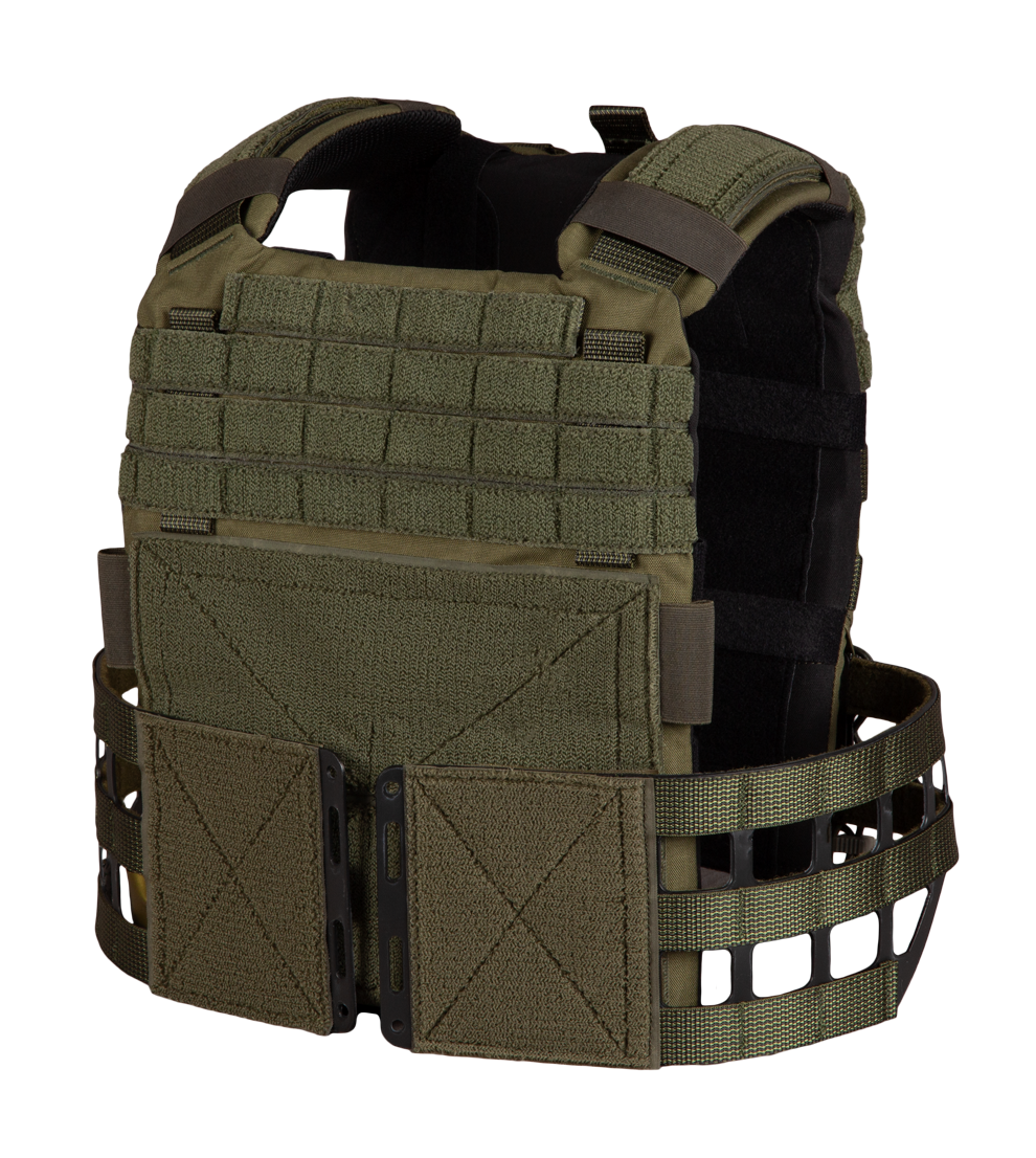Savotta Varjelus plate carrier in a green variant