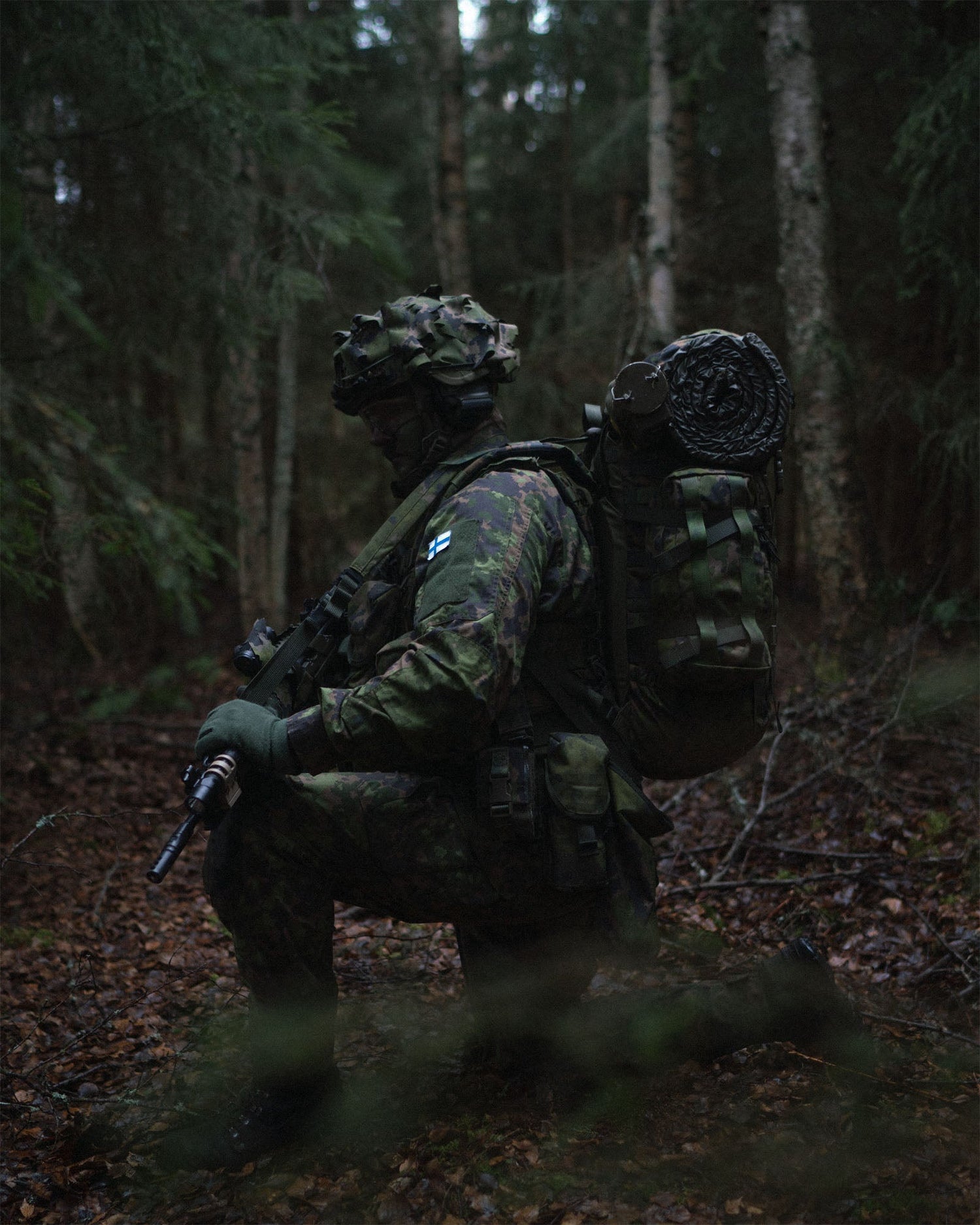 Kantamus 40L, camo backpack