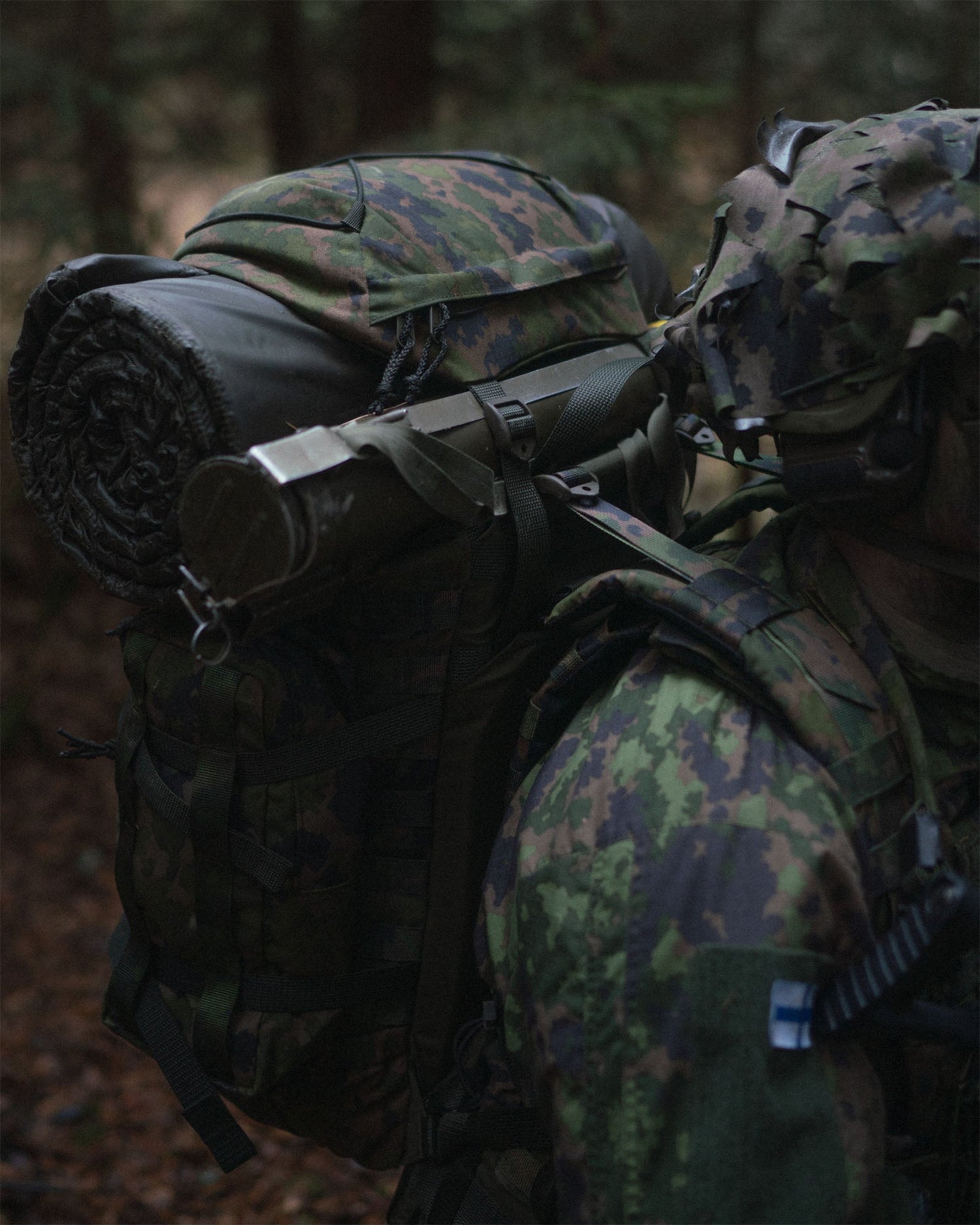 Kantamus 40L, camo backpack